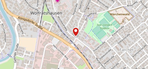 Wolfratshausen Eiscafé Roma sur la carte