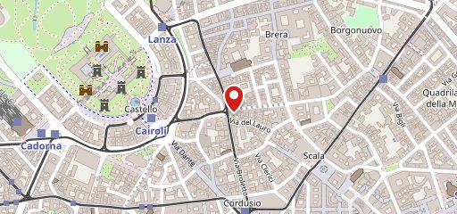 Rom'antica Milano Ponte Vetero sulla mappa