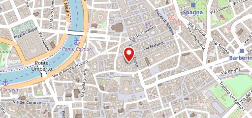 rome cafe sulla mappa