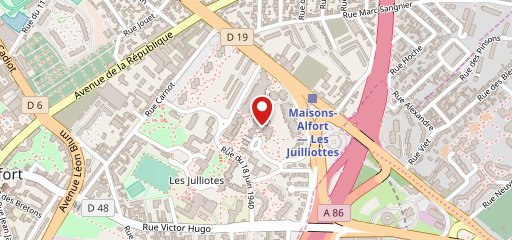 Roméo des Juilliottes sur la carte