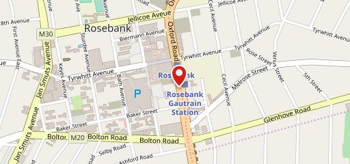 Rosebank Mews sur la carte