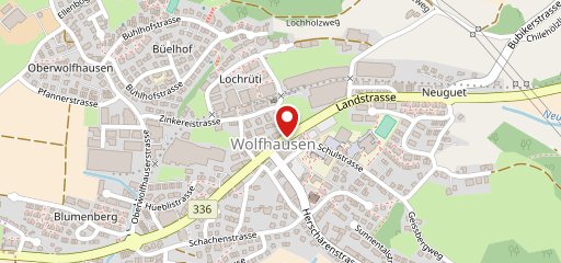 Hotel-Restaurant Rosenburg Wolfhausen sulla mappa