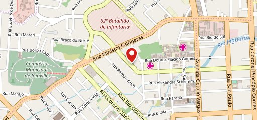 Rosti Haus Batataria no mapa