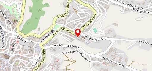 Monteluce pizza & food sulla mappa