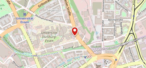 Rote Cafete, Campus Essen sur la carte