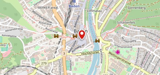 Restaurant Roter Turm Baden sulla mappa