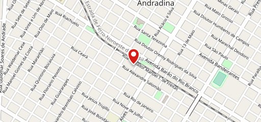 agua na boca Rotisseria e pizzaria no mapa