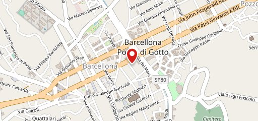 Roxy Bar 2.0 Barcellona-Pozzo di Gotto sulla mappa