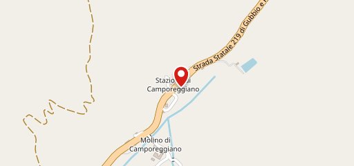 Roxy bar camporeggiano Gubbio sulla mappa