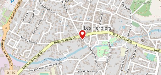 Domino's Les Herbiers sur la carte