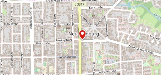 Rue Bar Neu Isenburg sur la carte