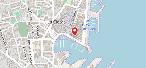 Rue Calade La Ciotat sur la carte