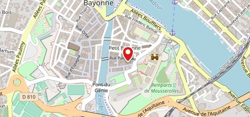 Rue de la soif sur la carte