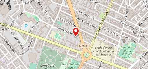 Rue Paul Langevin sur la carte