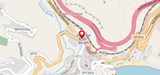 Russo Amalfi Coast sulla mappa