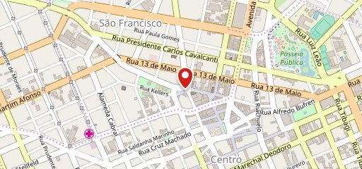 Restaurante Sabor Brasil no mapa