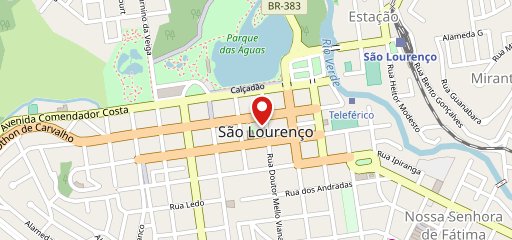 Restaurante Sabor da Sinhá no mapa