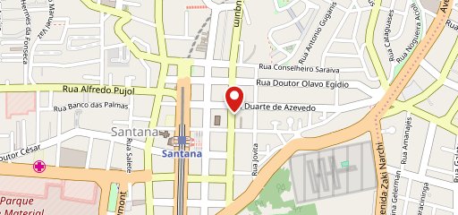 Sabor de Santana no mapa