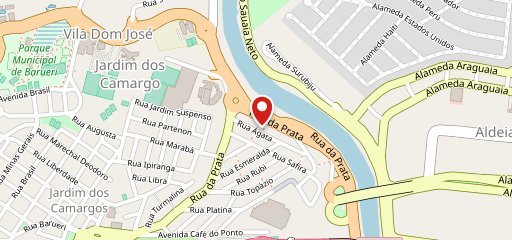 Bravô café e gelateria no mapa