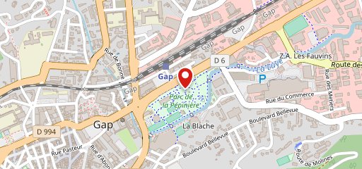 Sagara Pizza Gap sur la carte