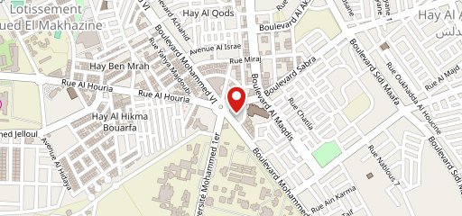 Shawarma avenue حارة الشورما sur la carte