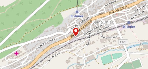 Saint Imier Express sur la carte