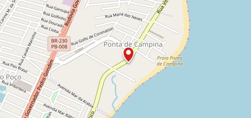 Sakê Temakeria Ponta de Campina, Cabedelo no mapa