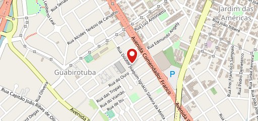 Bistrô saltimbocca no mapa