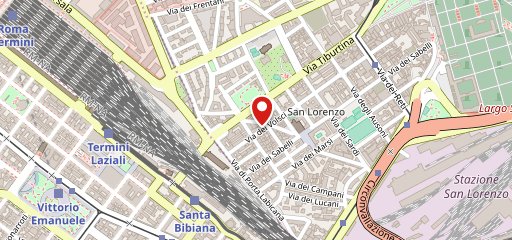 Saltimbocca San Lorenzo sulla mappa