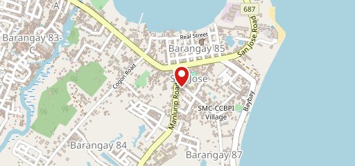 San jose skimboarding camp-Dulag,Leyte on map