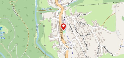 San vito di Cadore sulla mappa