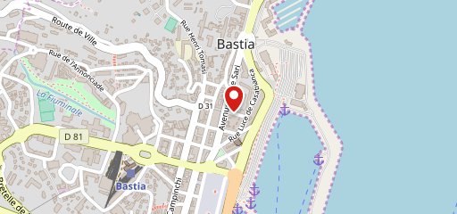 Sandwicherie E'ccu Bastia sur la carte