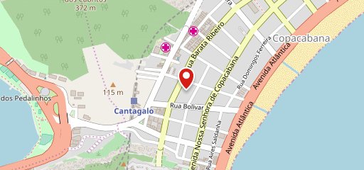 Sandy's Burger no mapa