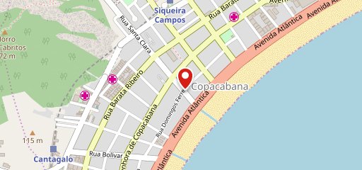 Bistrô Santa Satisfação - Copacabana no mapa