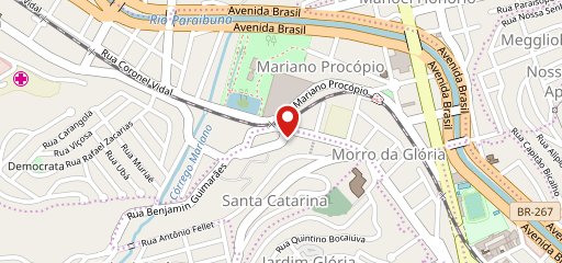 Santiago Lanche no mapa