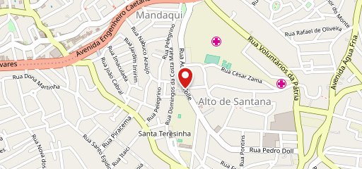 Santíssima Pizza no mapa