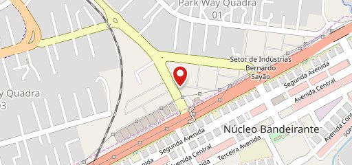 Santo Butiquim - Park Way no mapa