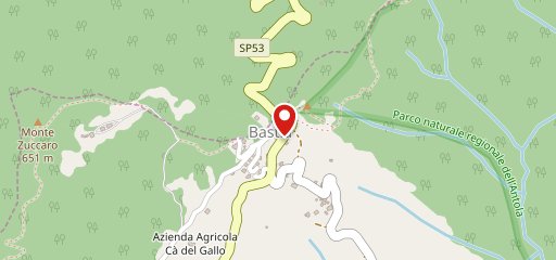 Santuario di Bastia sulla mappa