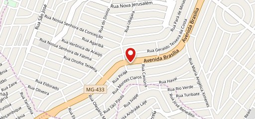 São Beneditto pizzaria e restaurante no mapa