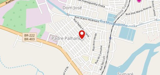 Padaria São Luis no mapa