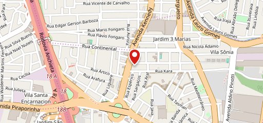 Bordeli Snooker Porções - Bar com Sinuca no mapa