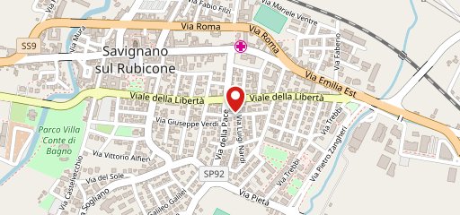 Sapore di pizza Savignano sulla mappa