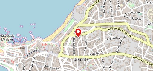 Crêperie Sarrasin Biarritz sur la carte