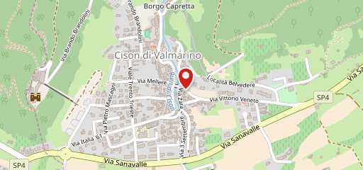 Sas Cison di Valmarino sulla mappa