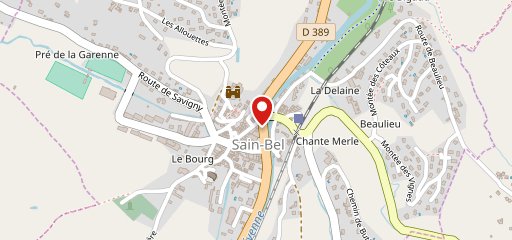 Boulangerie Thollot sur la carte