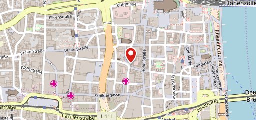 Sattgrün Köln Kolumba Viertel sur la carte