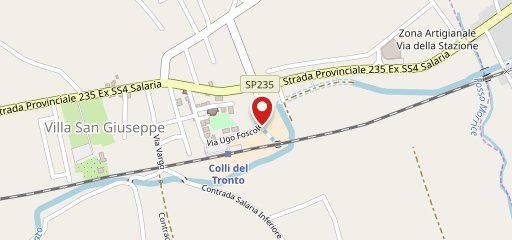 Pizzeria Saturnia sur la carte