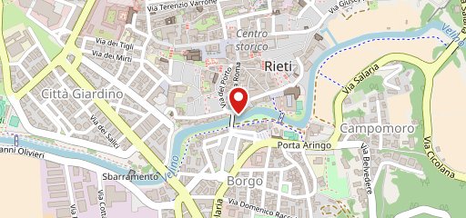 Sazerac Rieti sulla mappa