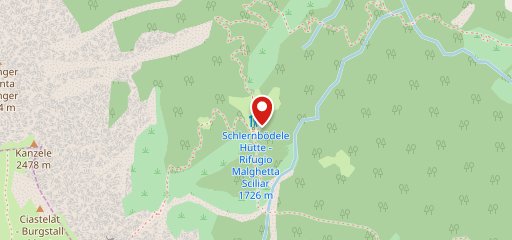 Schlernbödele Hütte sur la carte