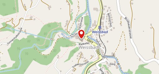 Hotel Hof Weissbad sur la carte